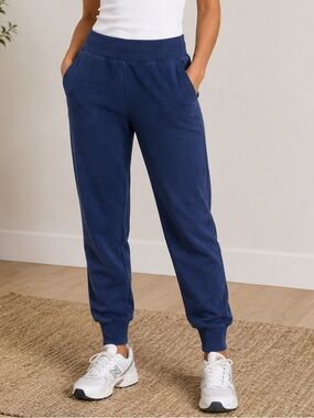 TNA Navy Cozy Jogger Pants